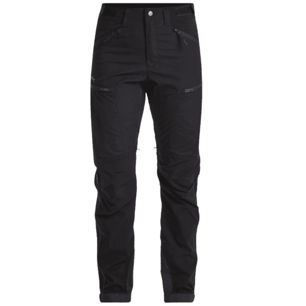 Makke High Waist Curved Pants Short Dam Svart, view: 0