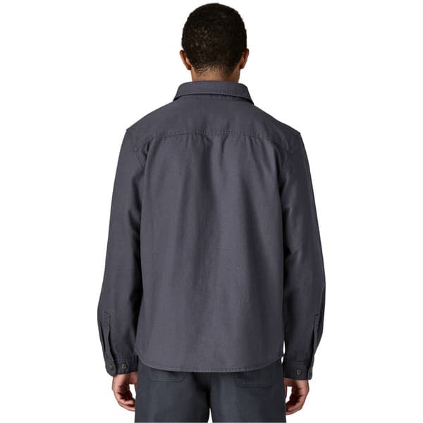 M's Point Reyes Canvas Shirt Smolder Blue, view: 2