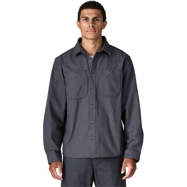 M's Point Reyes Canvas Shirt Smolder Blue, view: 1