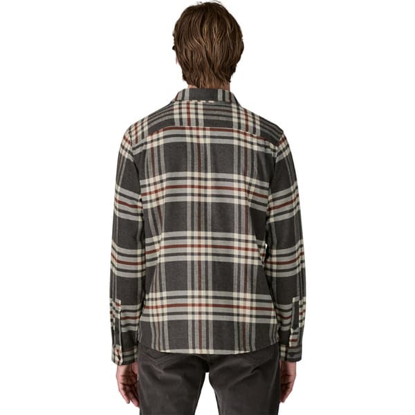 M's Fjord Flannel Shirt Catch: Ink Black, view: 2