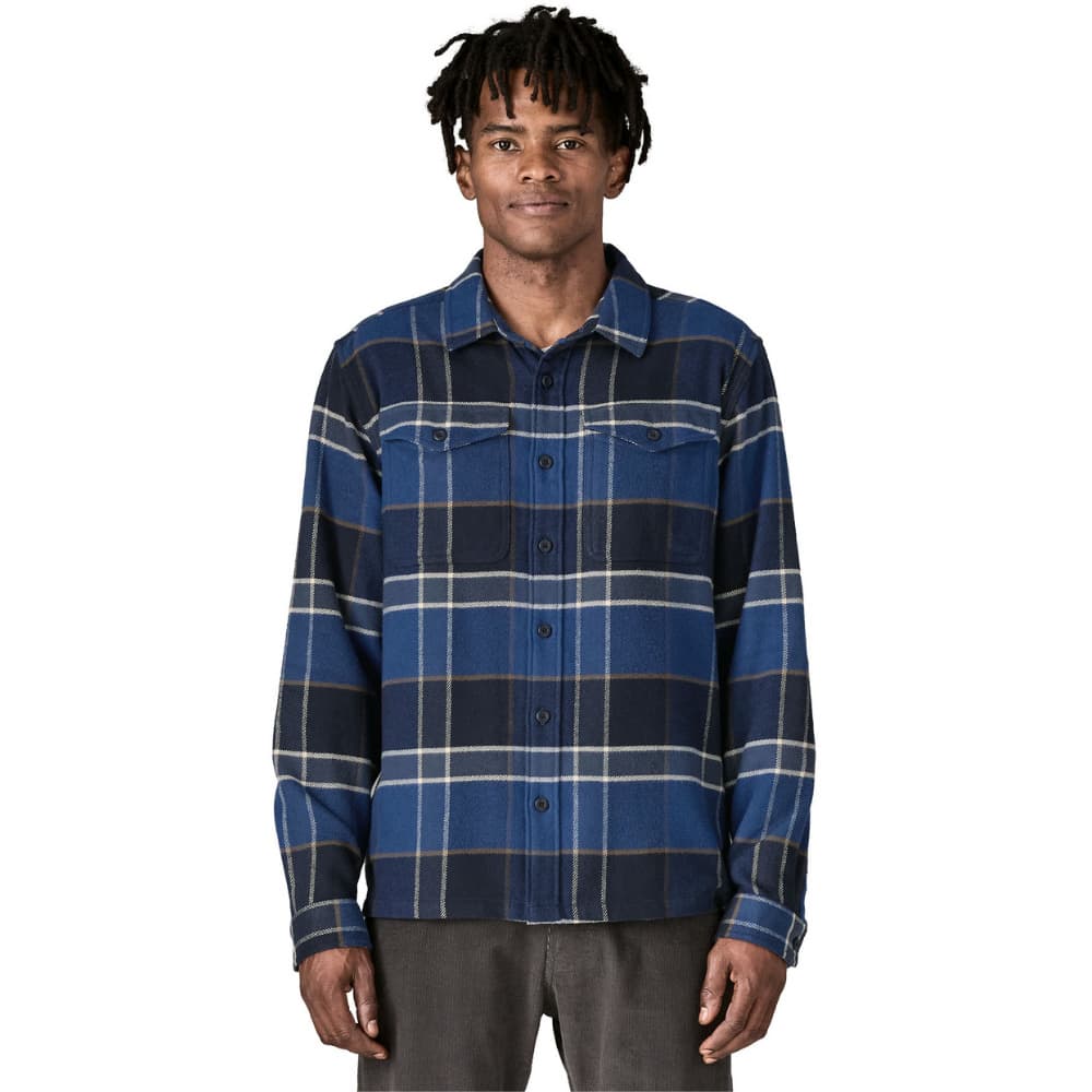 M's Fjord Flannel Shirt Cycles: Sunken Blue, view: 2