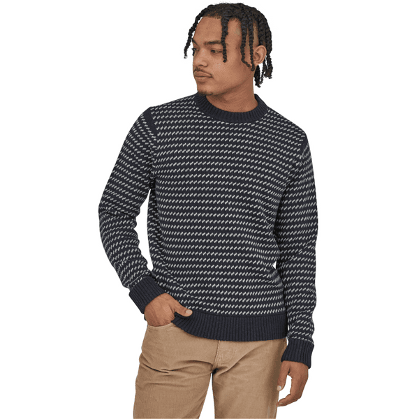 M's Recycled Wool-Blend Sweater Classic Navy, view: 1