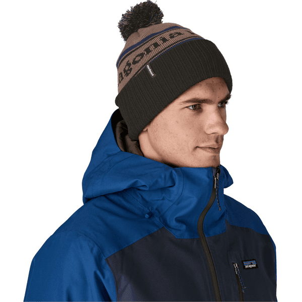 Powder Town Beanie Park Stripe: Marlow Brown, view: 1