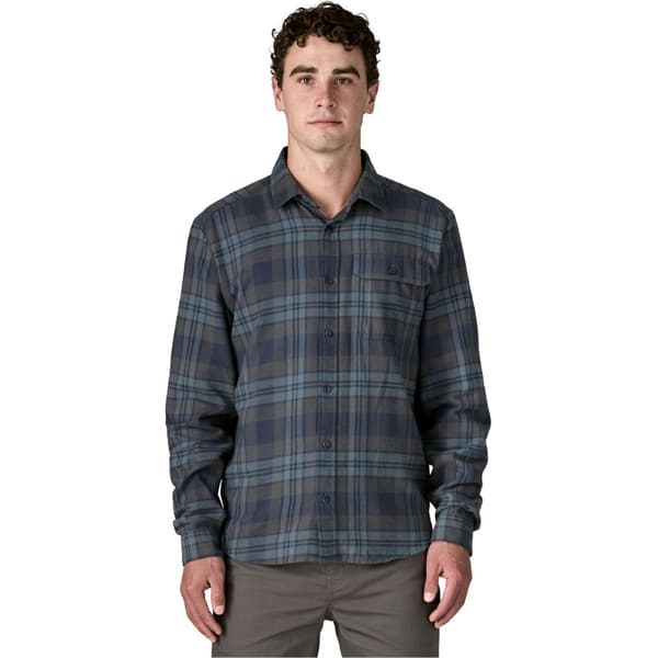 M's L/S LW Fjord Flannel Shirt Paw: Smolder Blue, view: 4