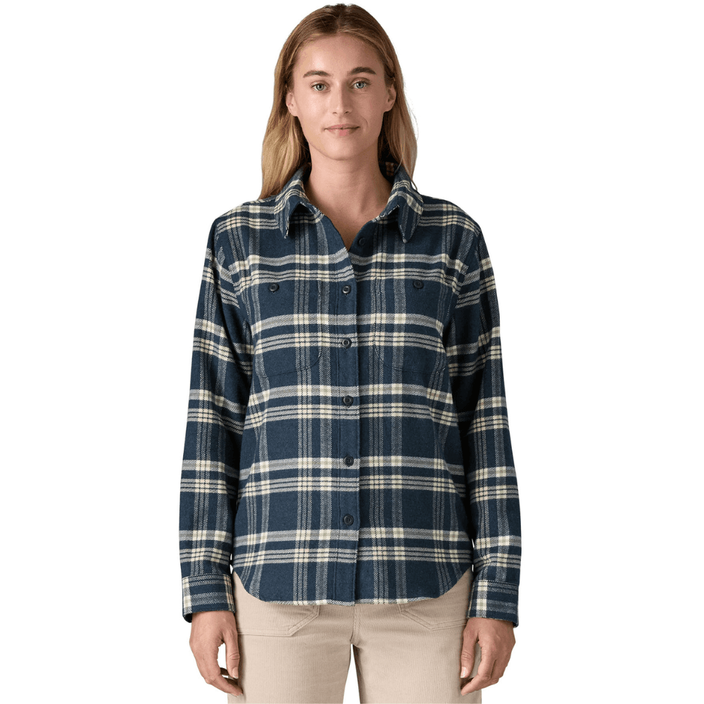 W's Fjord Flannel Shirt Old Spruce: Sunken Blue, view: 1