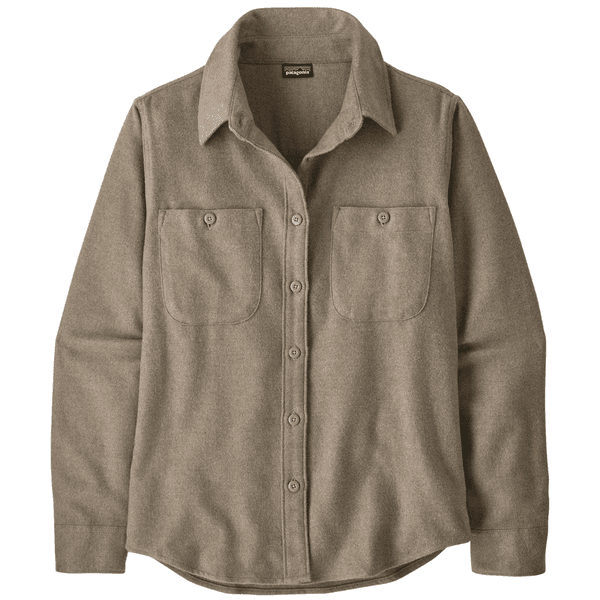 W's Fjord Flannel Shirt Whole Weave: Seabird Grey, view: 0