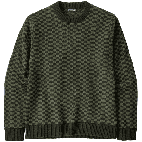 M's Recycled Wool-Blend Sweater Finned: Old Growth Green, view: 0