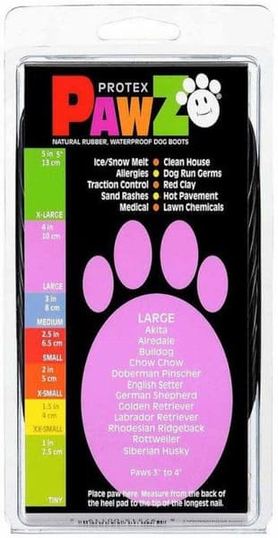 Dog Boots Black L, view: 2