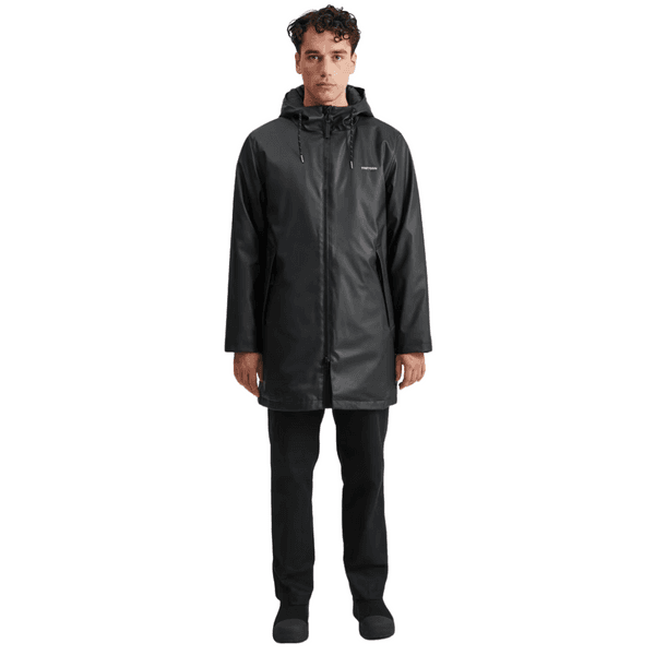 Wings Padded Raincoat Unisex Black, view: 6