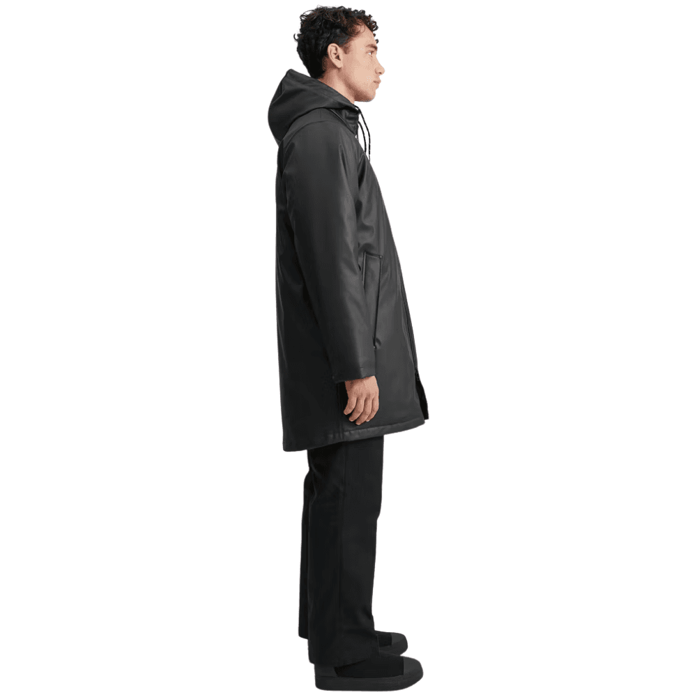 Wings Padded Raincoat Unisex Black, view: 8
