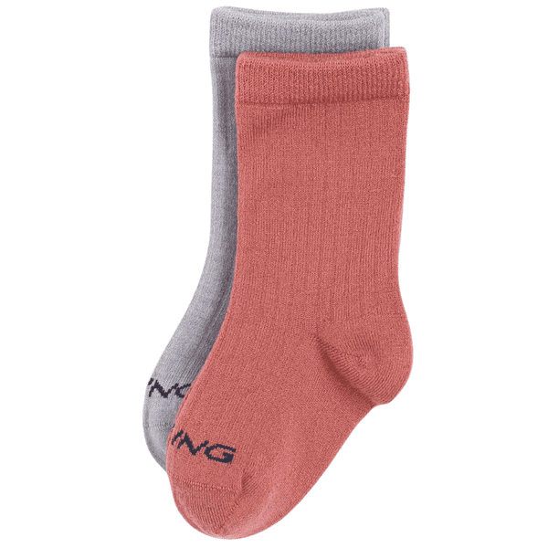 Toasty 2 Pack Wool Socks Kids Pink, view: 0