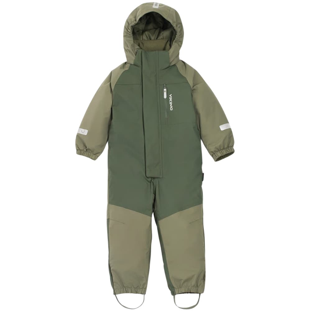 Toasty Winter Thermal Overall Kids Olive, view: 0
