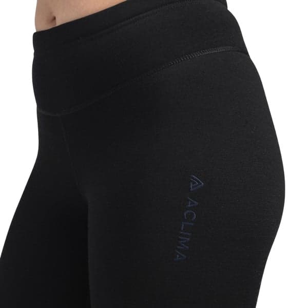 W's Fleecewool V2 Longs Jet Black, view: 2