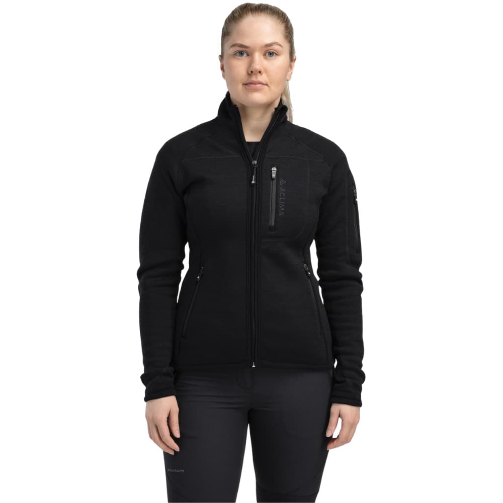 W's Fleecewool V2 Jacket Jet Black, view: 2
