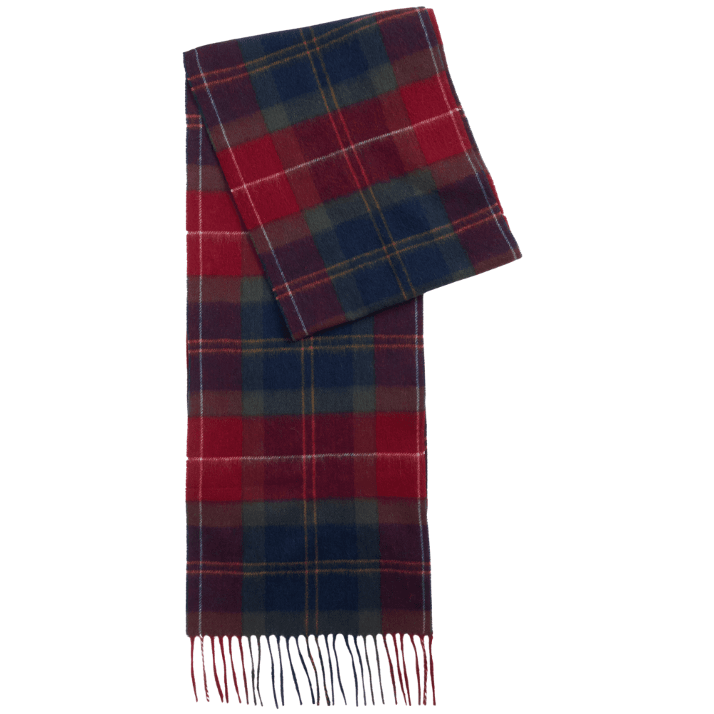 W's Tartan Scarf Winterberry Tartan, view: 0