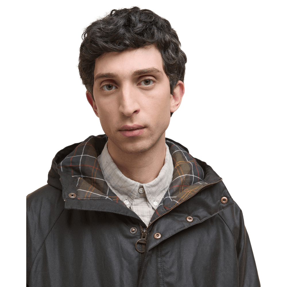 M's Bedale Wax Parka Olive, view: 4