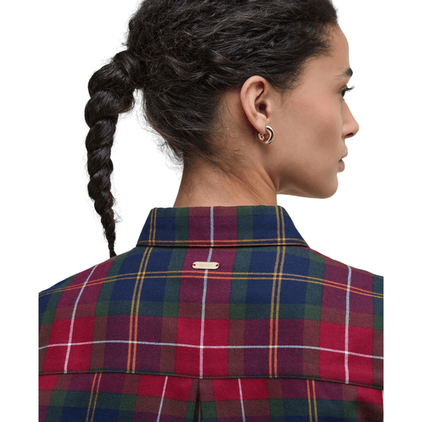 W's Glades Check Shirt Winterberry Tartan, view: 5