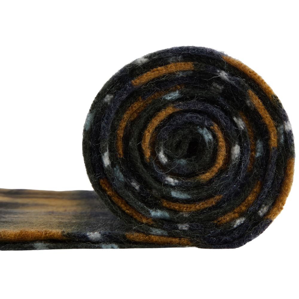 New Check Tartan Scarf Forest/Bronze Brown, view: 3