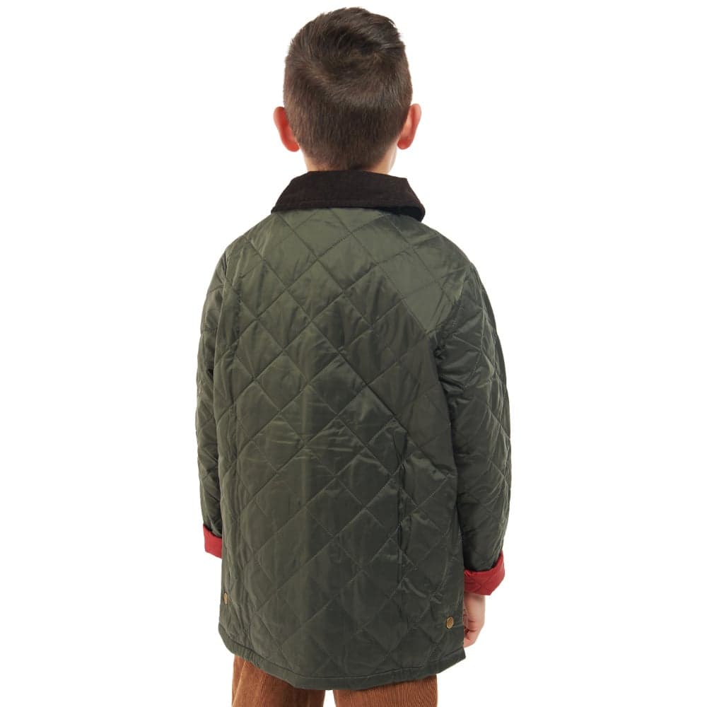 Liddesdale Quilt Kids Dark Olive/Red, view: 3