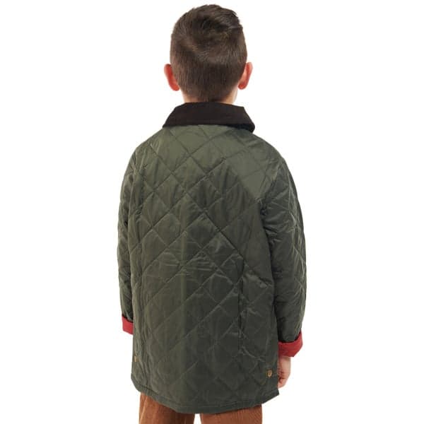 Liddesdale Quilt Kids Dark Olive/Red, view: 3