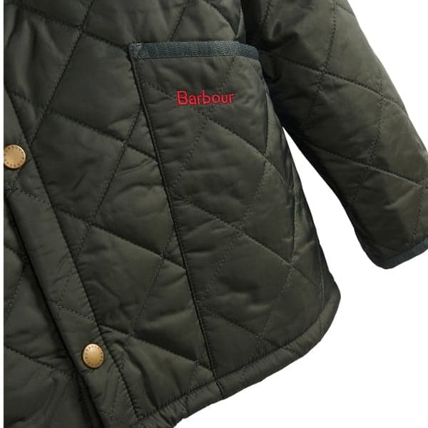 Liddesdale Quilt Kids Dark Olive/Red, view: 5