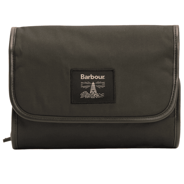 productImage: M's Wax Hanging Washbag Olive/Beacon