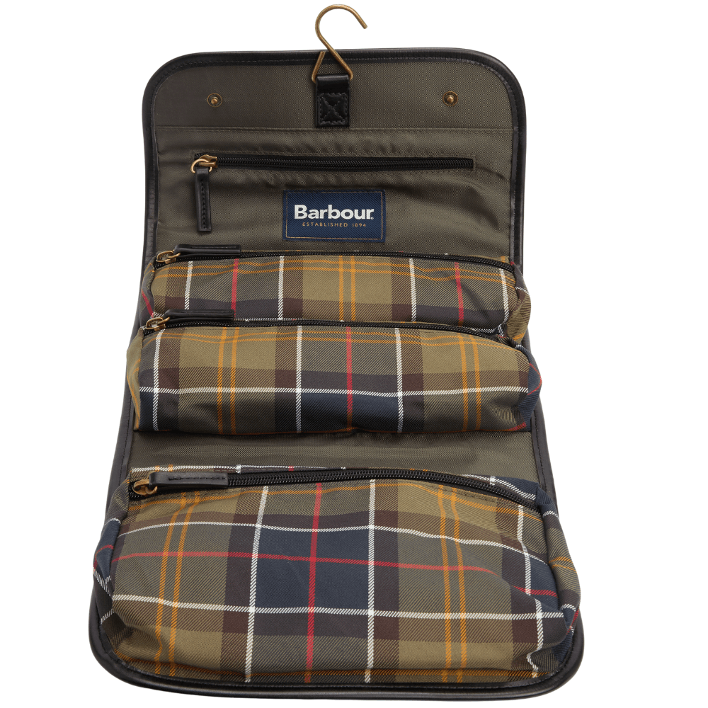 M's Tartan Hanging Washbag Classic/Beacon, view: 3