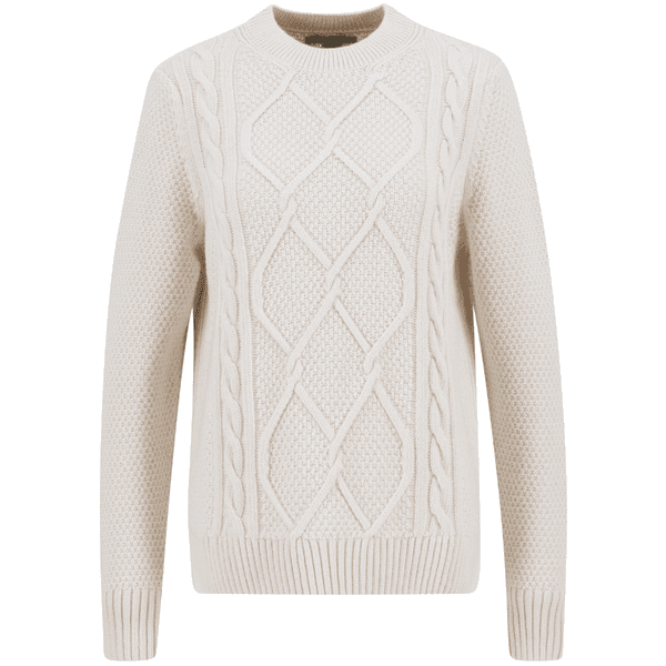 W's Burne Crew Knitted Jumper Ecru, view: 0