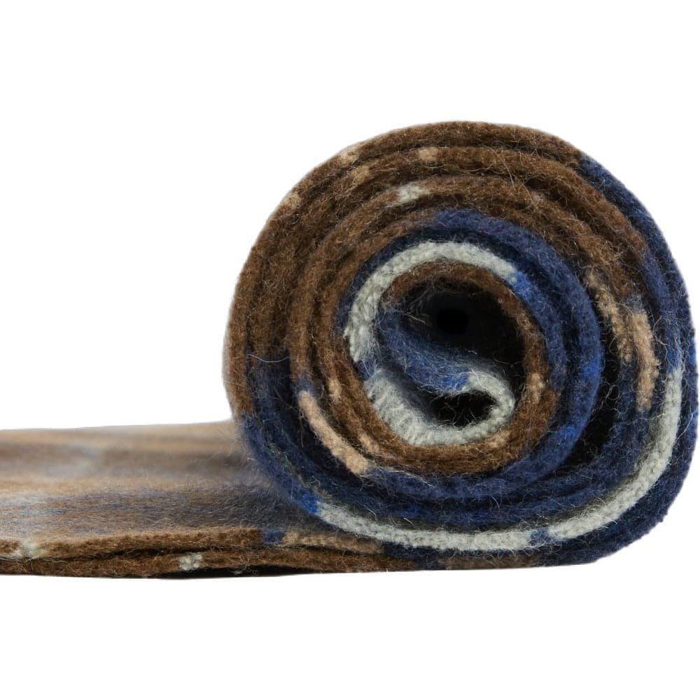 Brack Patchwork Tartan Scarf Navy/Sandstone, view: 3
