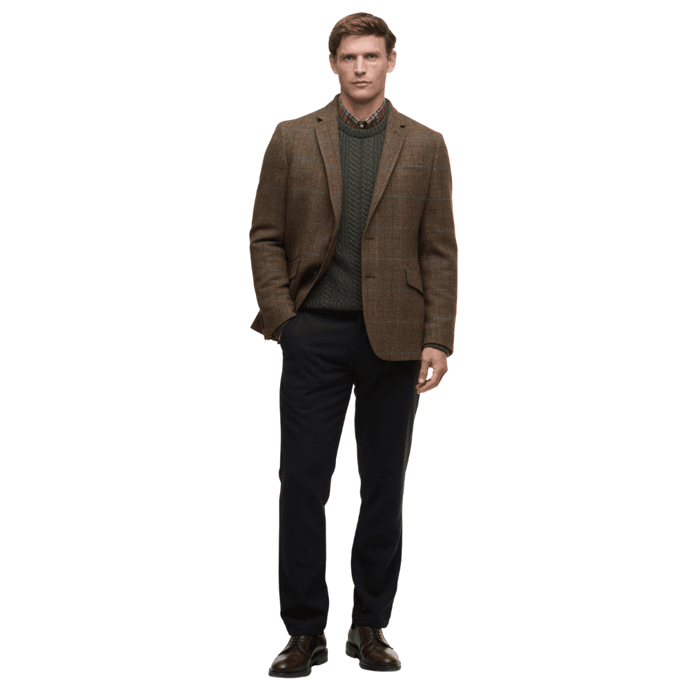 M's Sullivan Moons Check Blazer Brown, view: 6