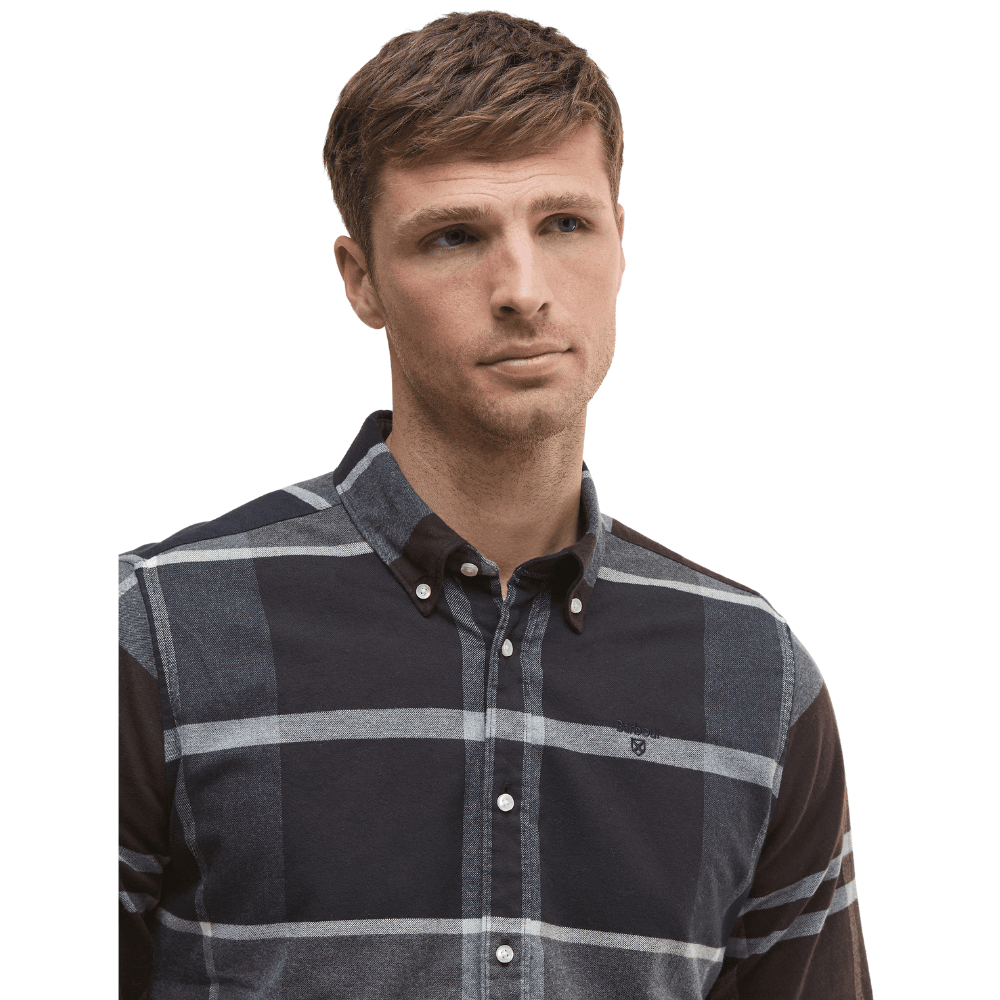 M's Iceloch Tailored Tartan Shirt Midnight Oak Tartan, view: 1