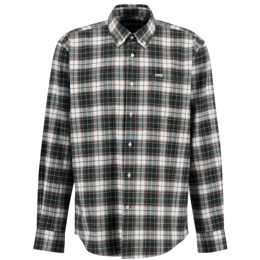 M's Telfield Regular Checked Shirt Olive, view: 0