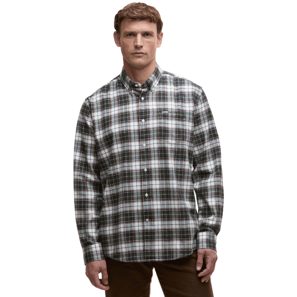 M's Telfield Regular Checked Shirt Olive, view: 2