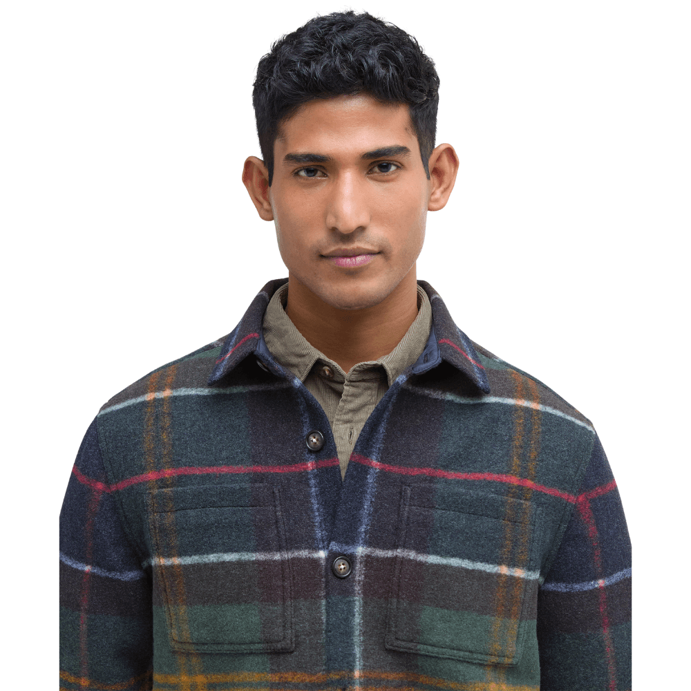 M's Chapter Tailored Check Overshirt Classic Tartan, view: 3