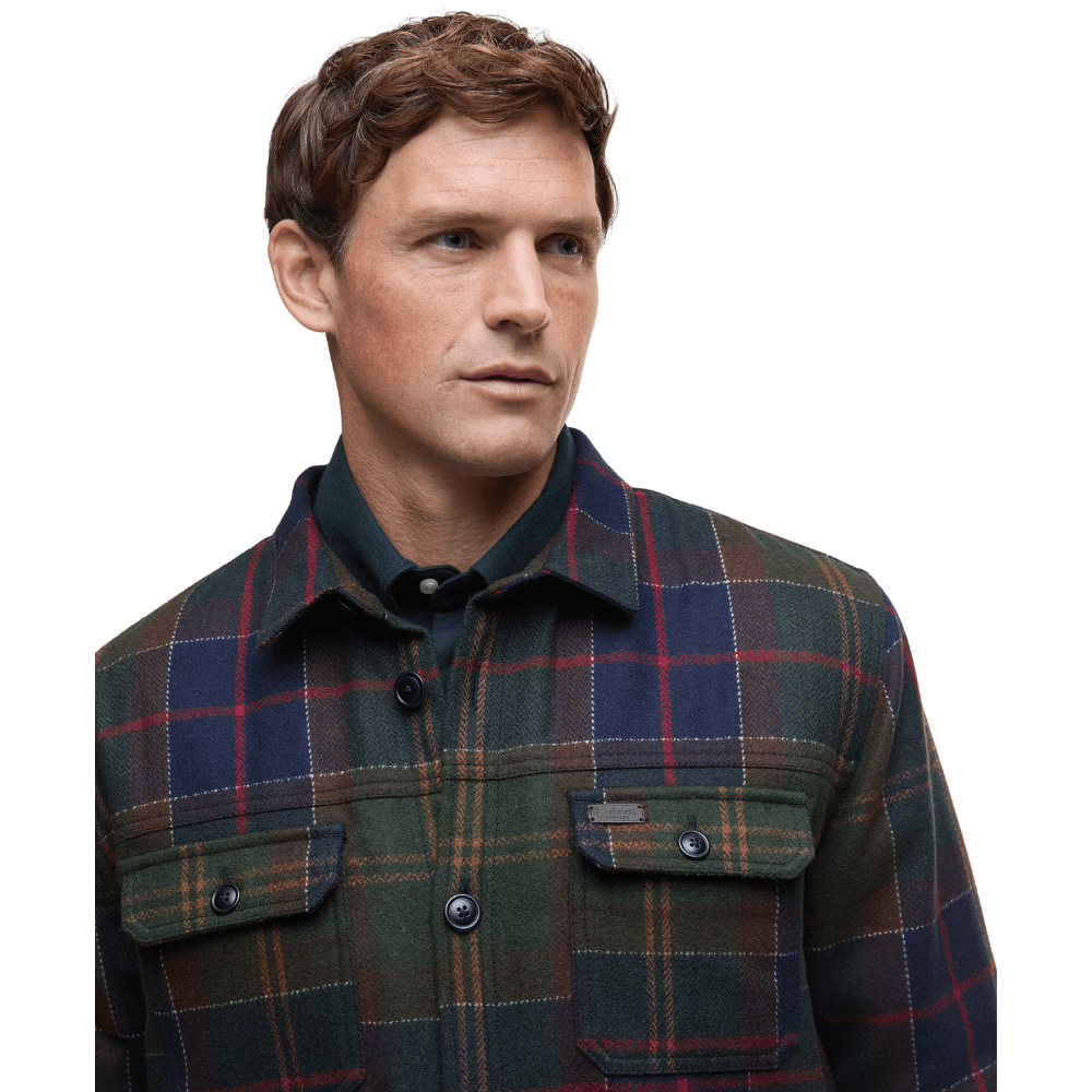 M's Willberry Regular Brushed Check Overshirt Classic Tartan, view: 3