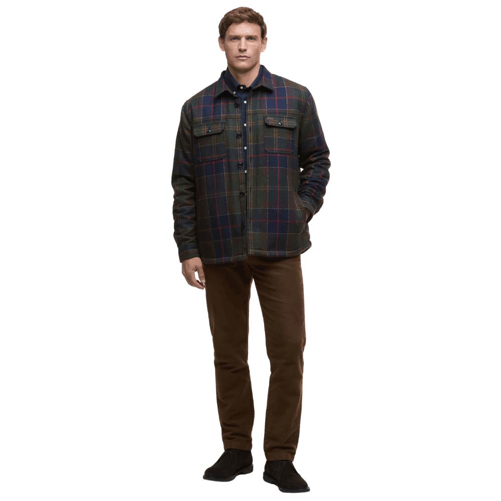 M's Willberry Regular Brushed Check Overshirt Classic Tartan, view: 5