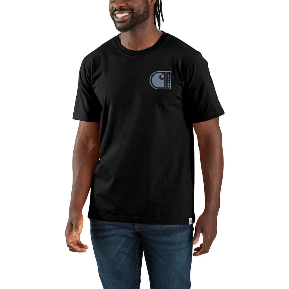 Carhartt M's C Graphic T-Shirt S/S Black, view: 2