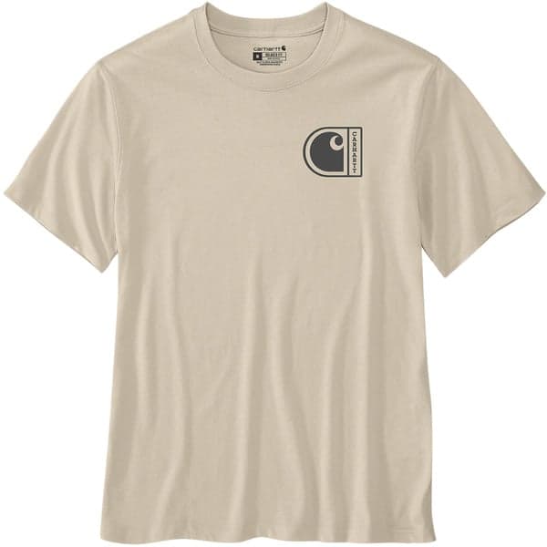 Carhartt M's C Graphic T-Shirt S/S Oat Milk, view: 0