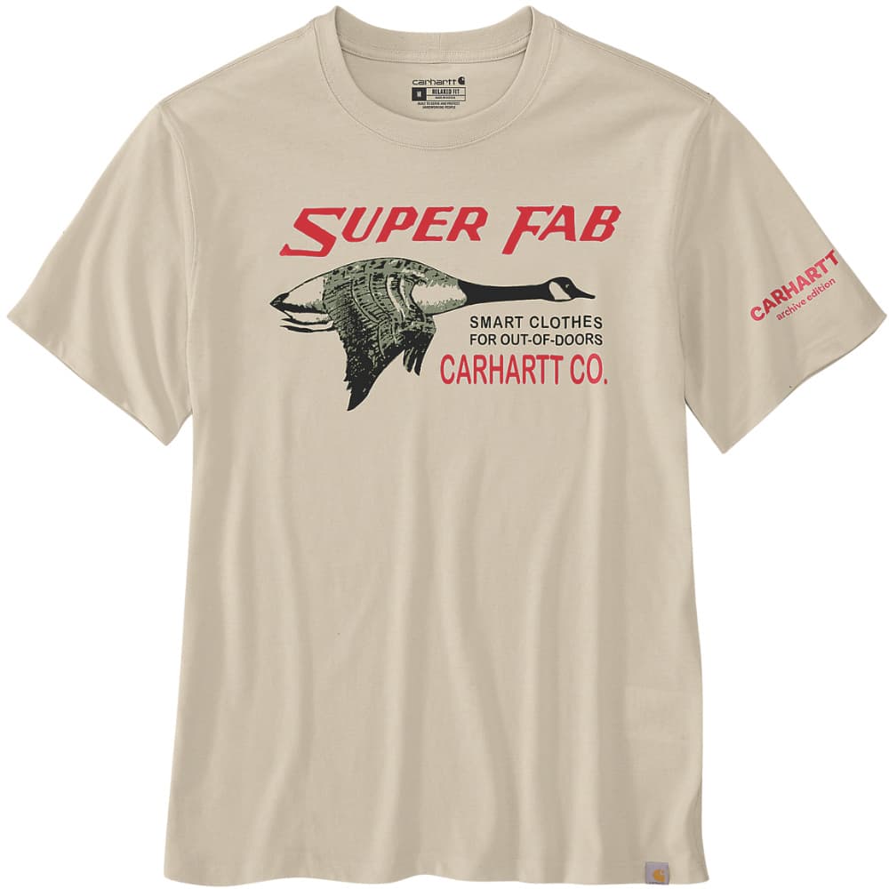 Carhartt M's Lfab Graphic T-Shirt Oat Milk, view: 0