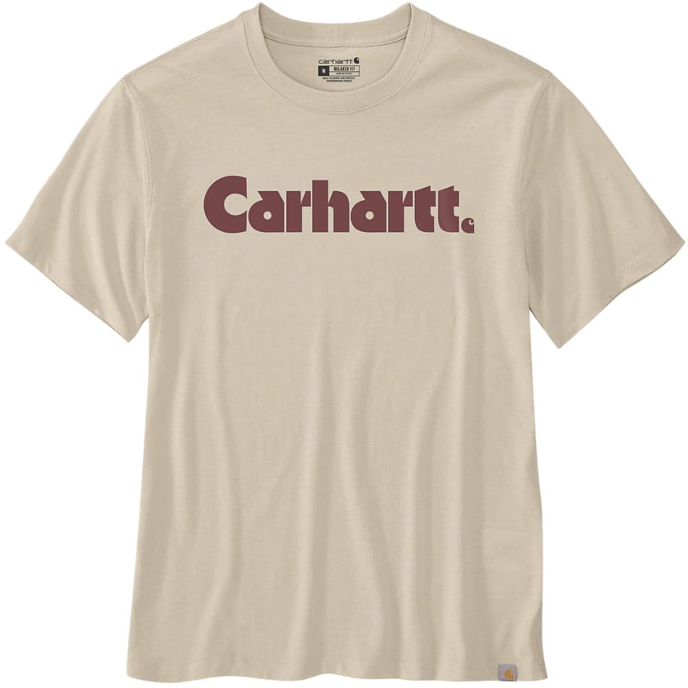 Carhartt M's Logo Graphic T-Shirt Oat Milk, view: 0