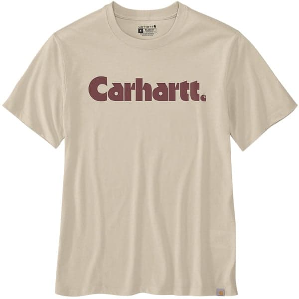 Carhartt M's Logo Graphic T-Shirt Oat Milk, view: 0