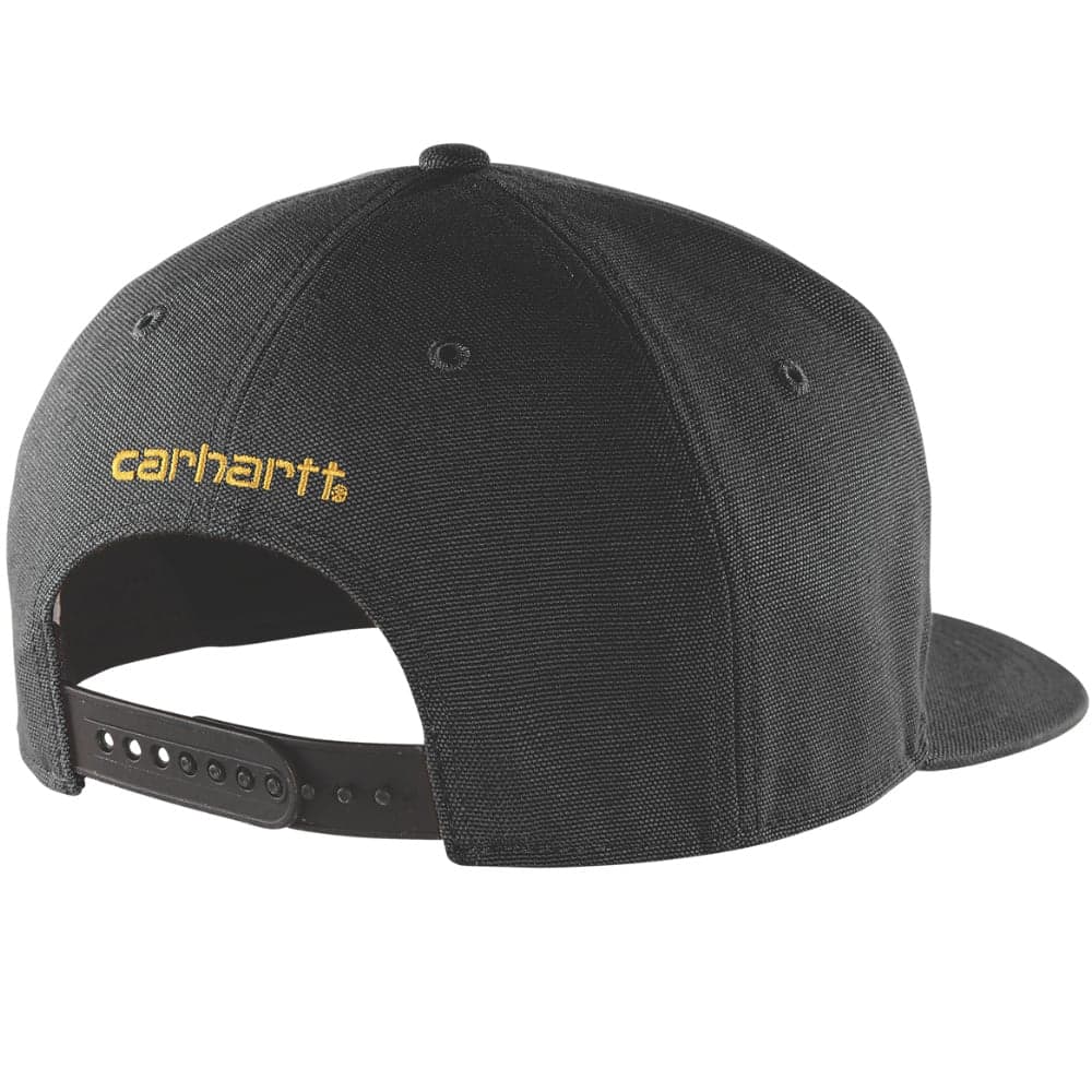 Carhartt M's Firm Duck Flat Brim Cap Black, view: 1