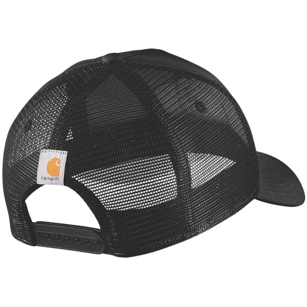 Carhartt M's Twill Mesh-Back Script Patch Cap Black, view: 1