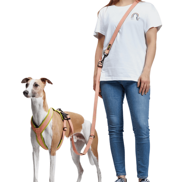 L-1-Hands-Free-Leash S Peach, view: 3