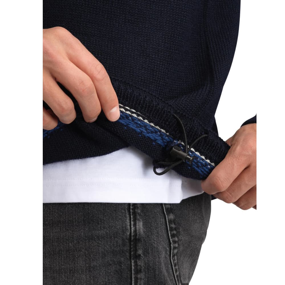 M's Vail Sweater Midnightnavy Redrose Offwhite, view: 4