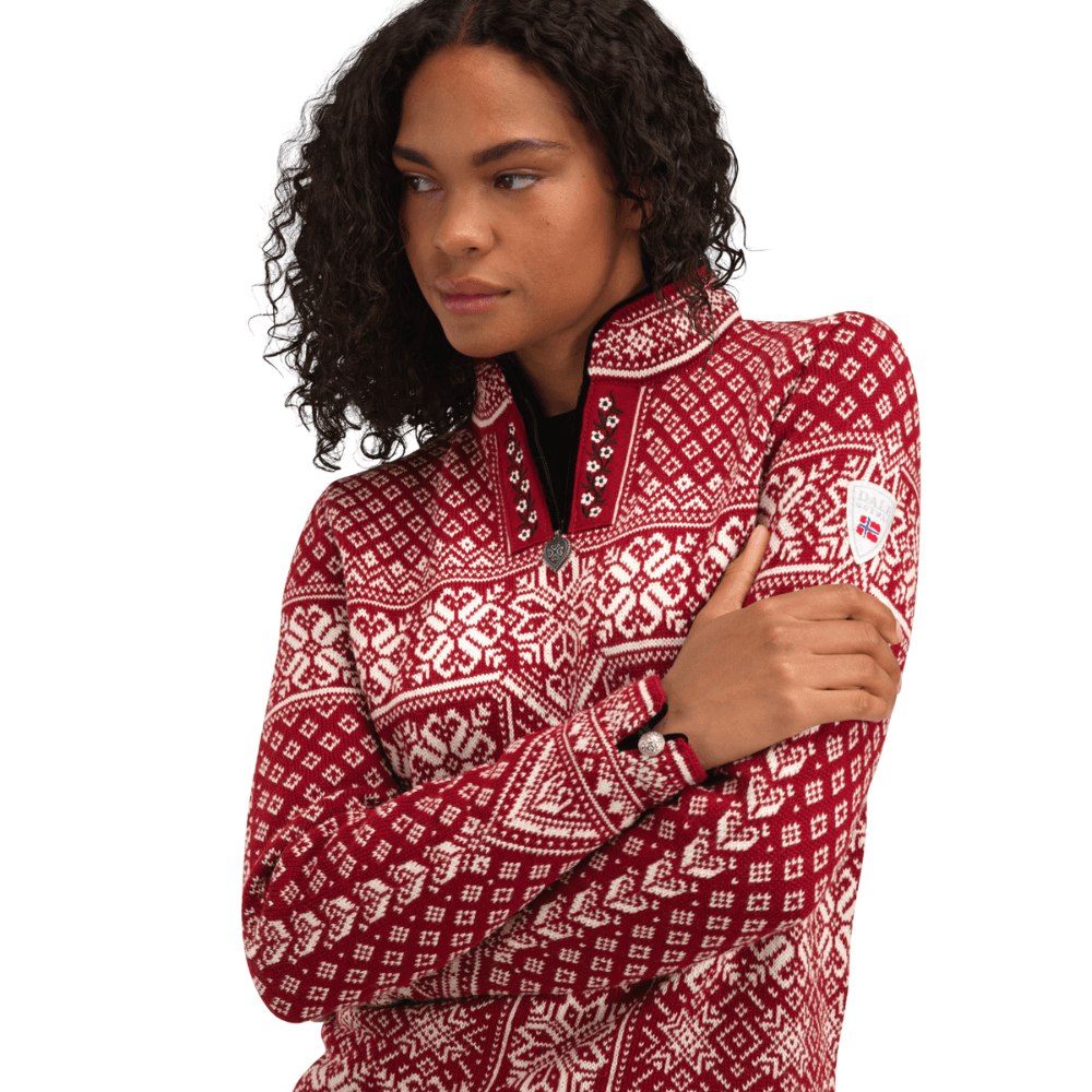 W's Peace Fem Sweater Redrose Offwhite, view: 4