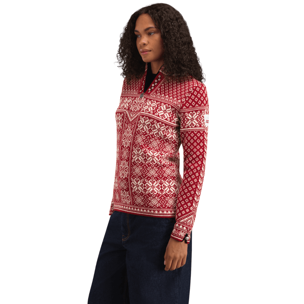 W's Peace Fem Sweater Redrose Offwhite, view: 3