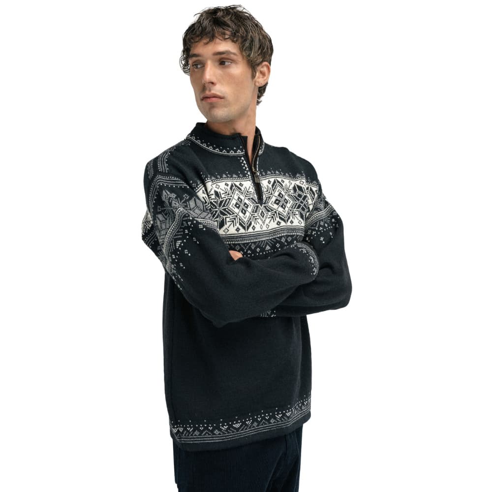 M's Blyfjell Sweater Black smoke Offwhite Light Charcoal, view: 3