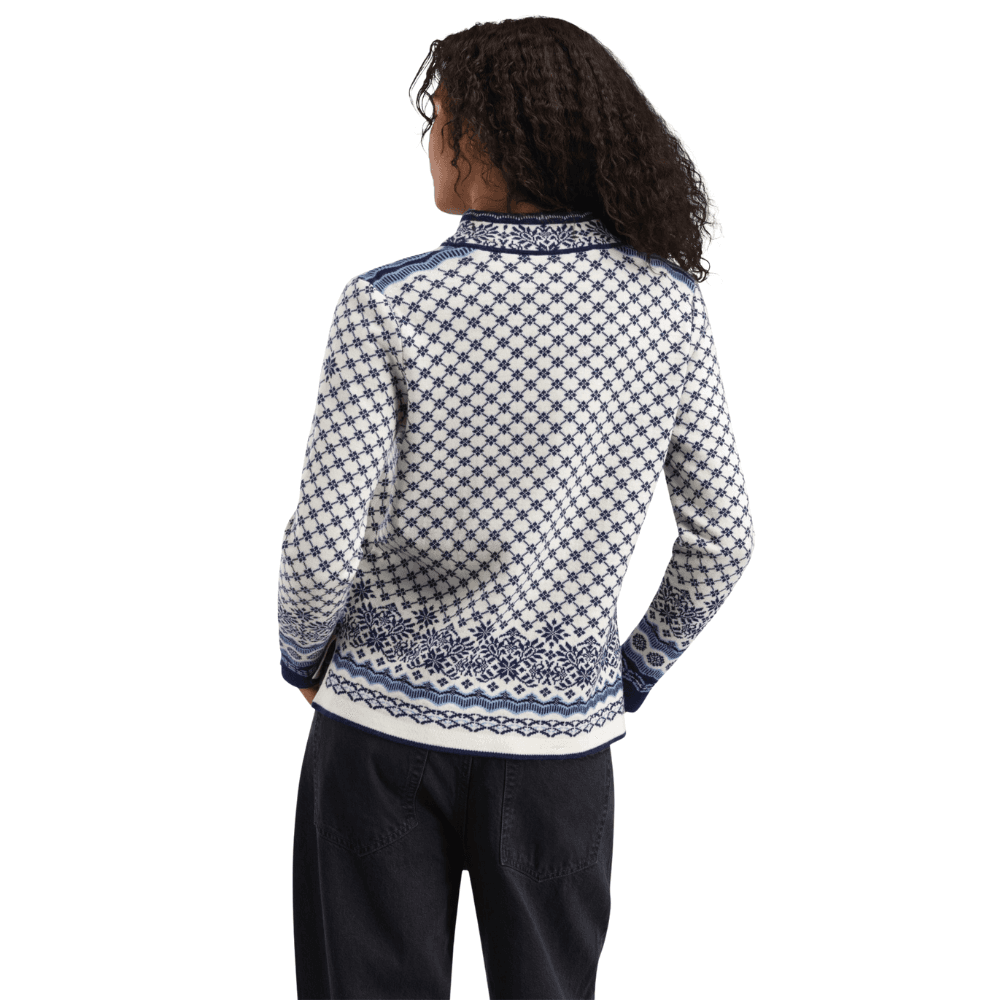 W's Solfrid Fem Jacket Offwhite Electricstorm Navy, view: 2