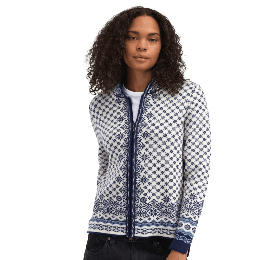 W's Solfrid Fem Jacket Offwhite Electricstorm Navy, view: 1